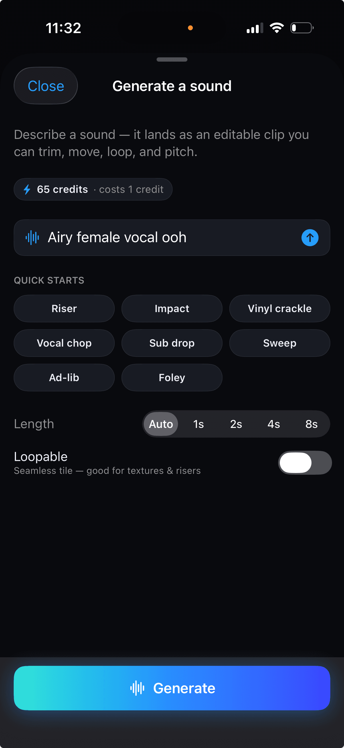 Bounce app screenshot