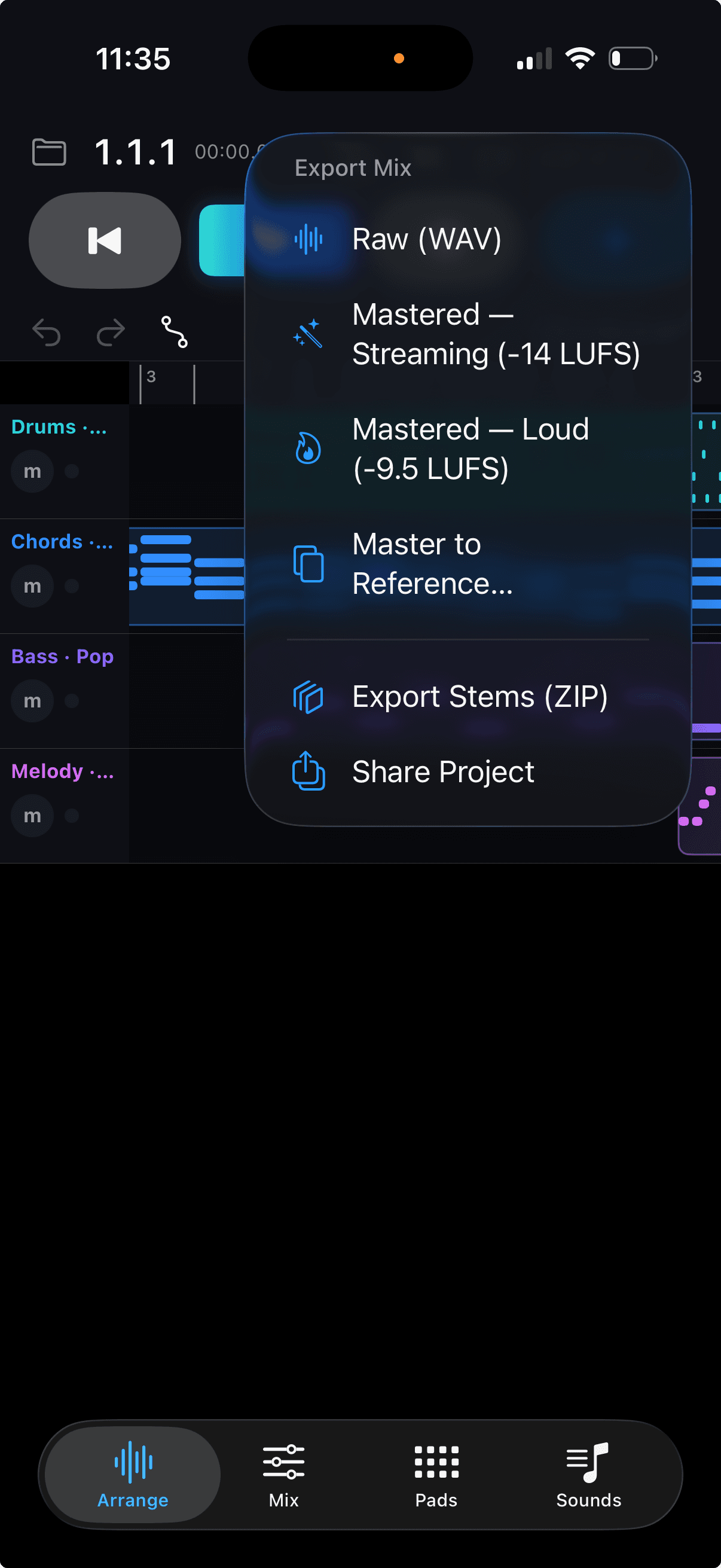 Bounce app screenshot